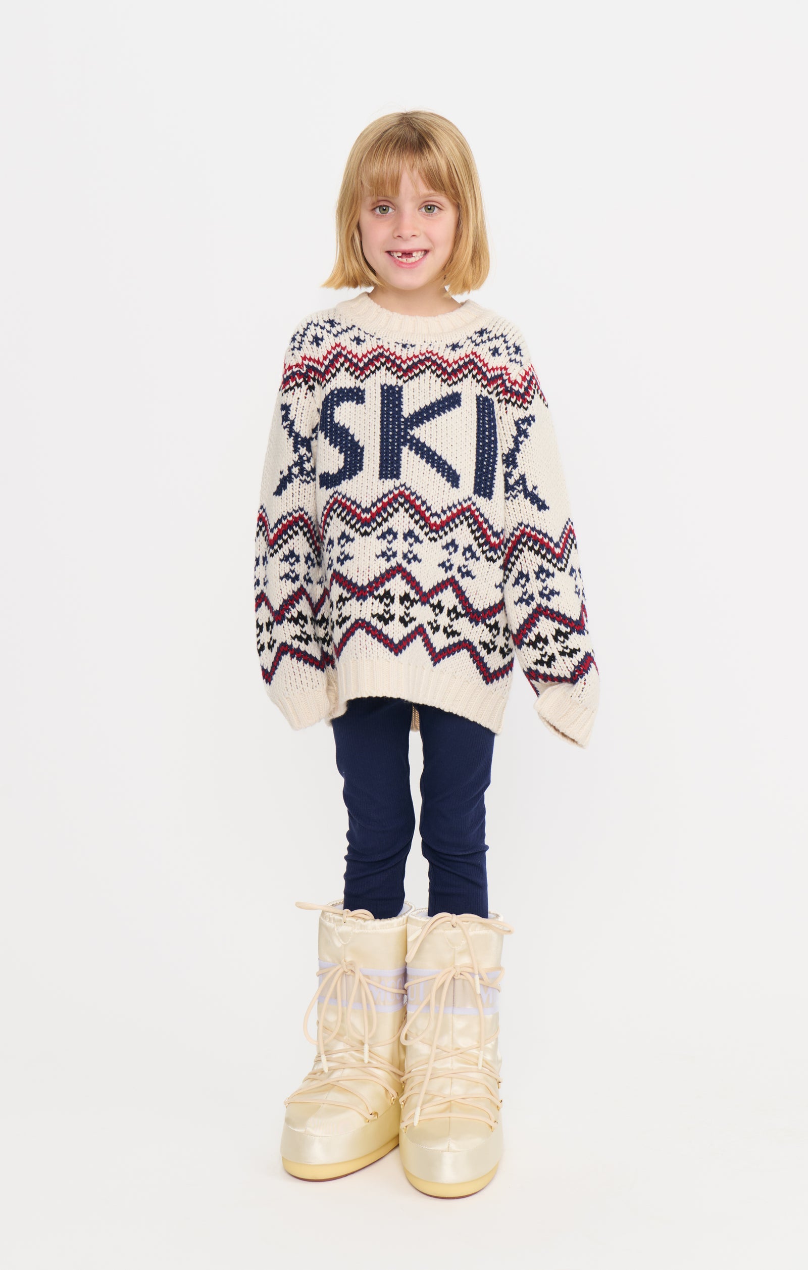 Mini Ski In Sweater