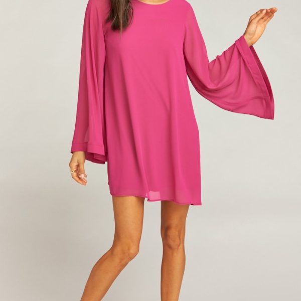 Fuchsia Pop Chiffon