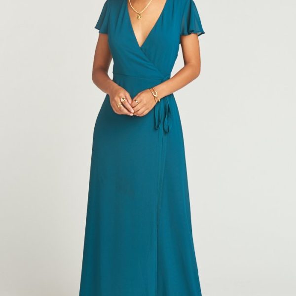 Deep Jade Chiffon