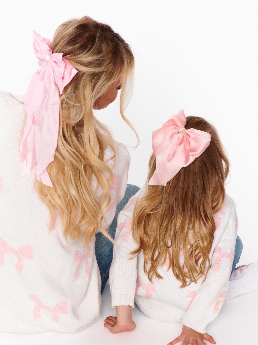 Little Gabrielle Sweater ~ Put A Bow On It Knit