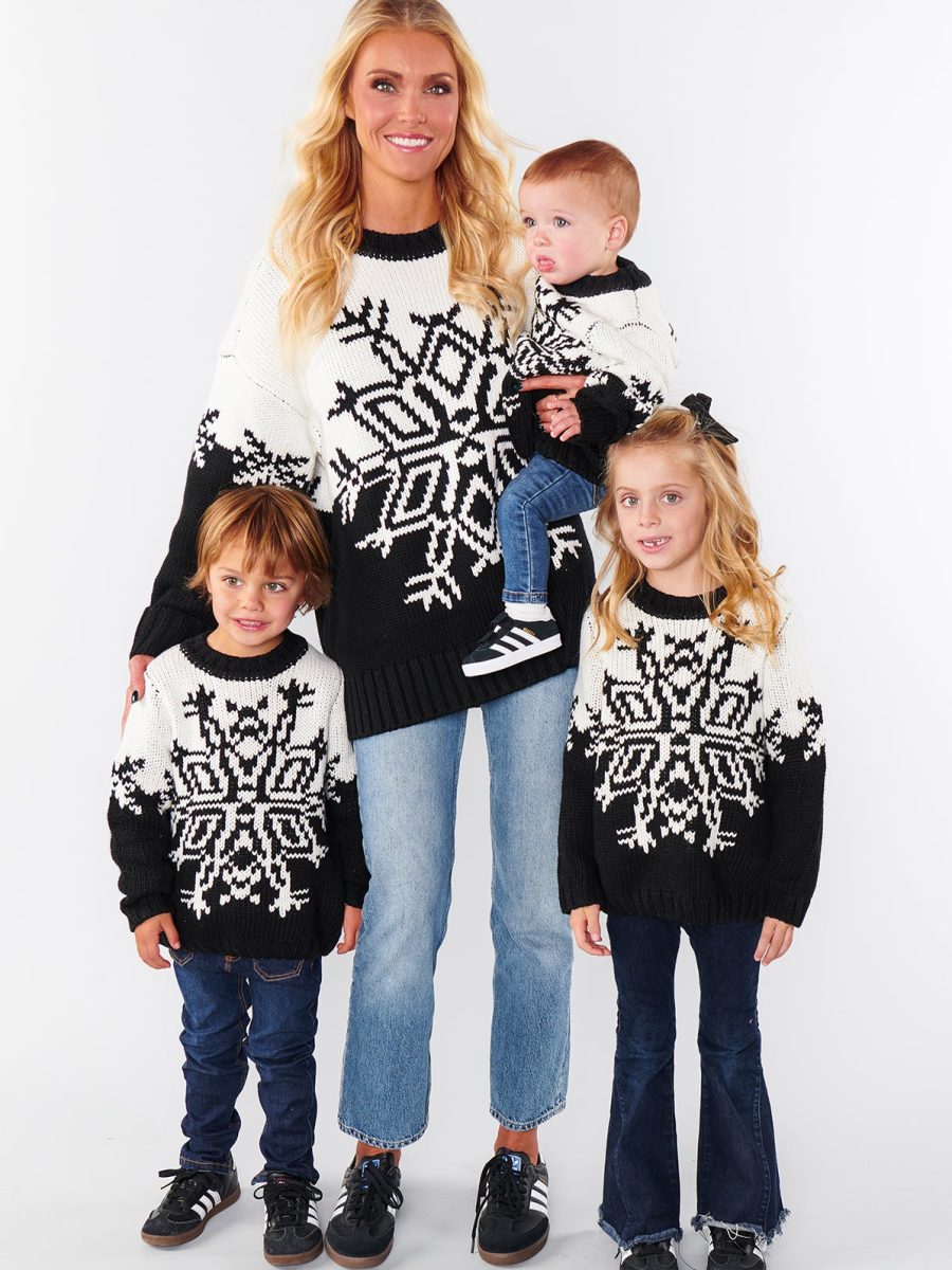 Stowe Sweater ~ Snowflake Knit