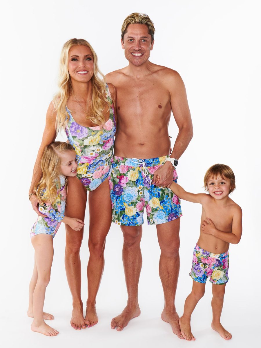 Little Beach Bum Trunks ~ Flower Shop
