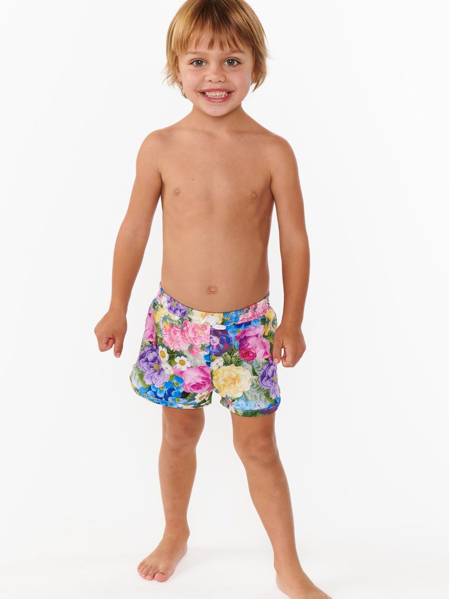 Little Beach Bum Trunks ~ Flower Shop