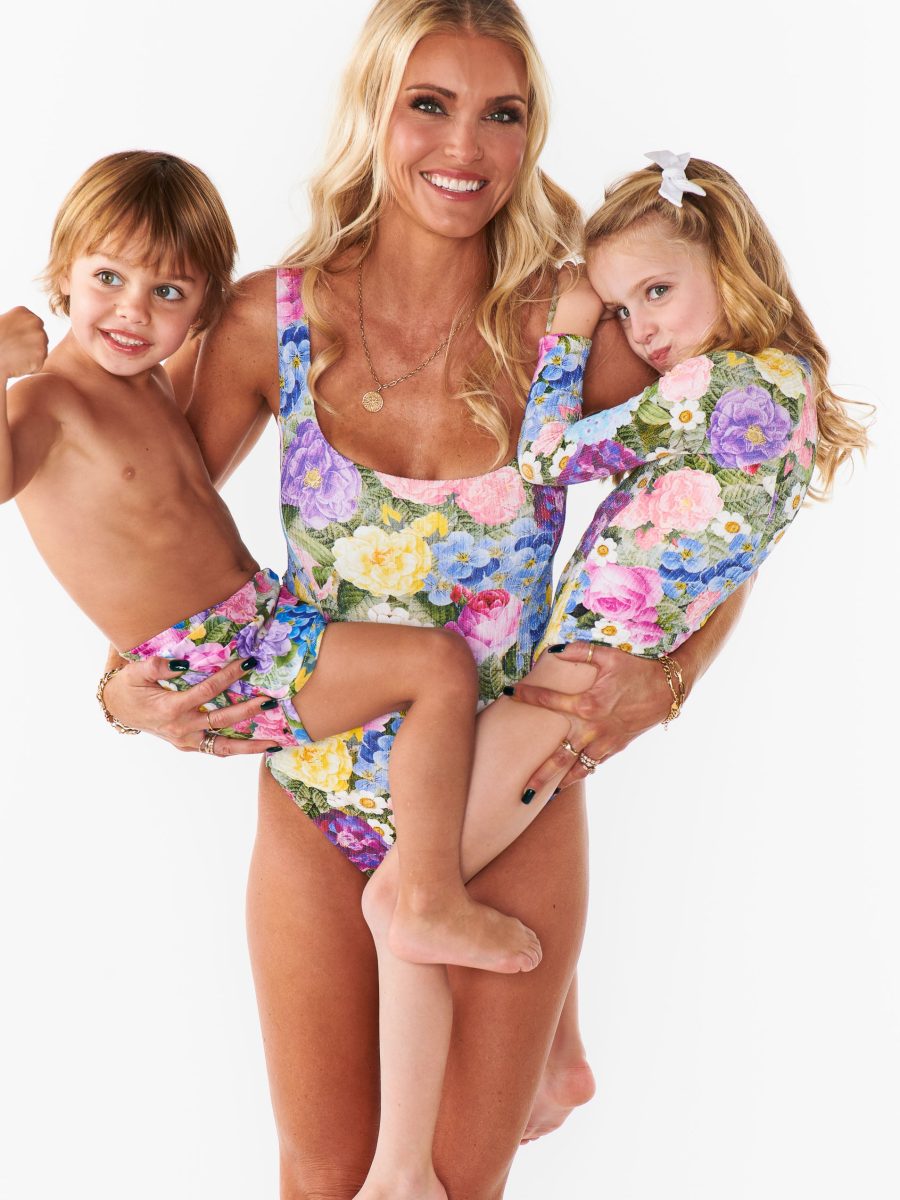 Little Beach Bum Trunks ~ Flower Shop