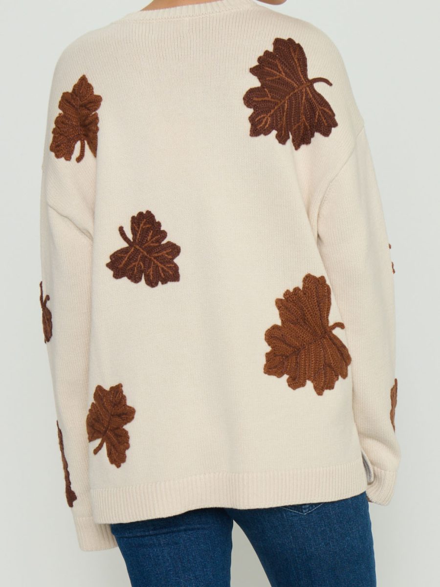 Go To Sweater ~ Fall Leaves Knit