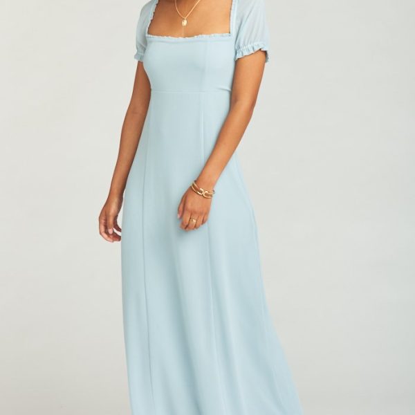Steel Blue Chiffon