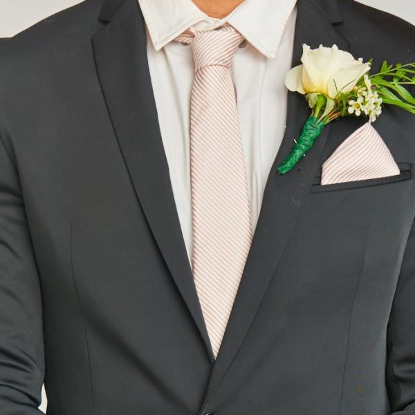 Dusty Blush Stripe