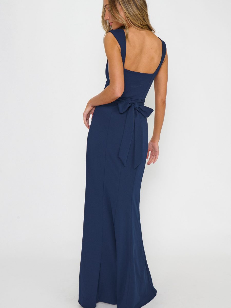 Paris Gown ~ Midnight Navy Stretch