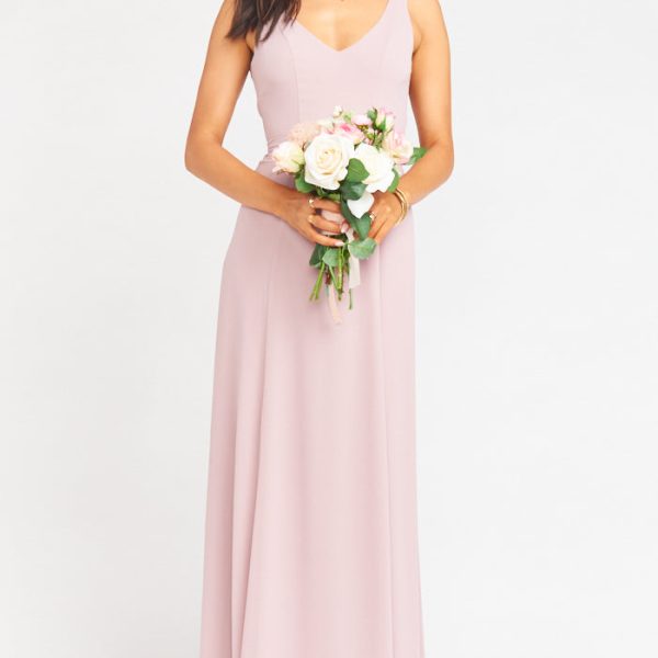 Neutral Mauve Chiffon
