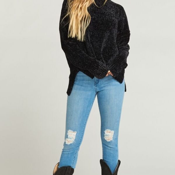 Black Chenille
