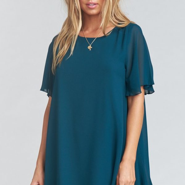 Deep Jade Chiffon