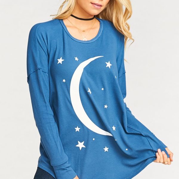 Moon and Stars Graphic