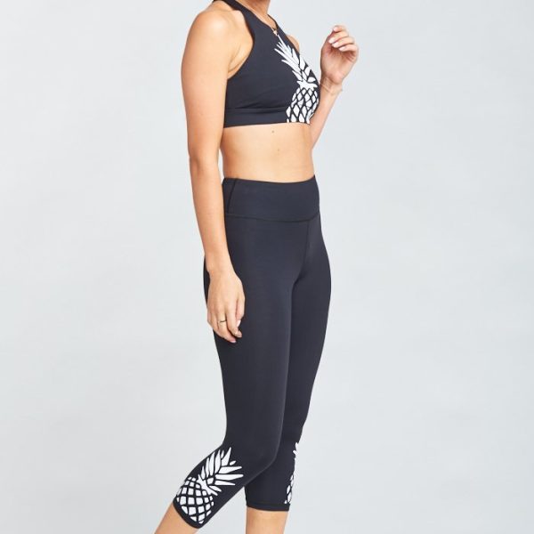 White Pineapple Graphic