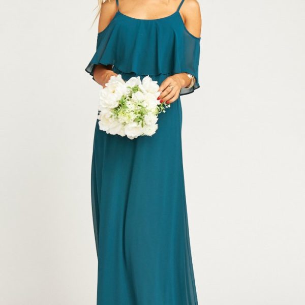 Deep Jade Chiffon