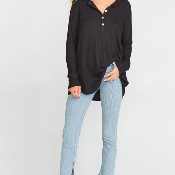 Slinky Rib Black