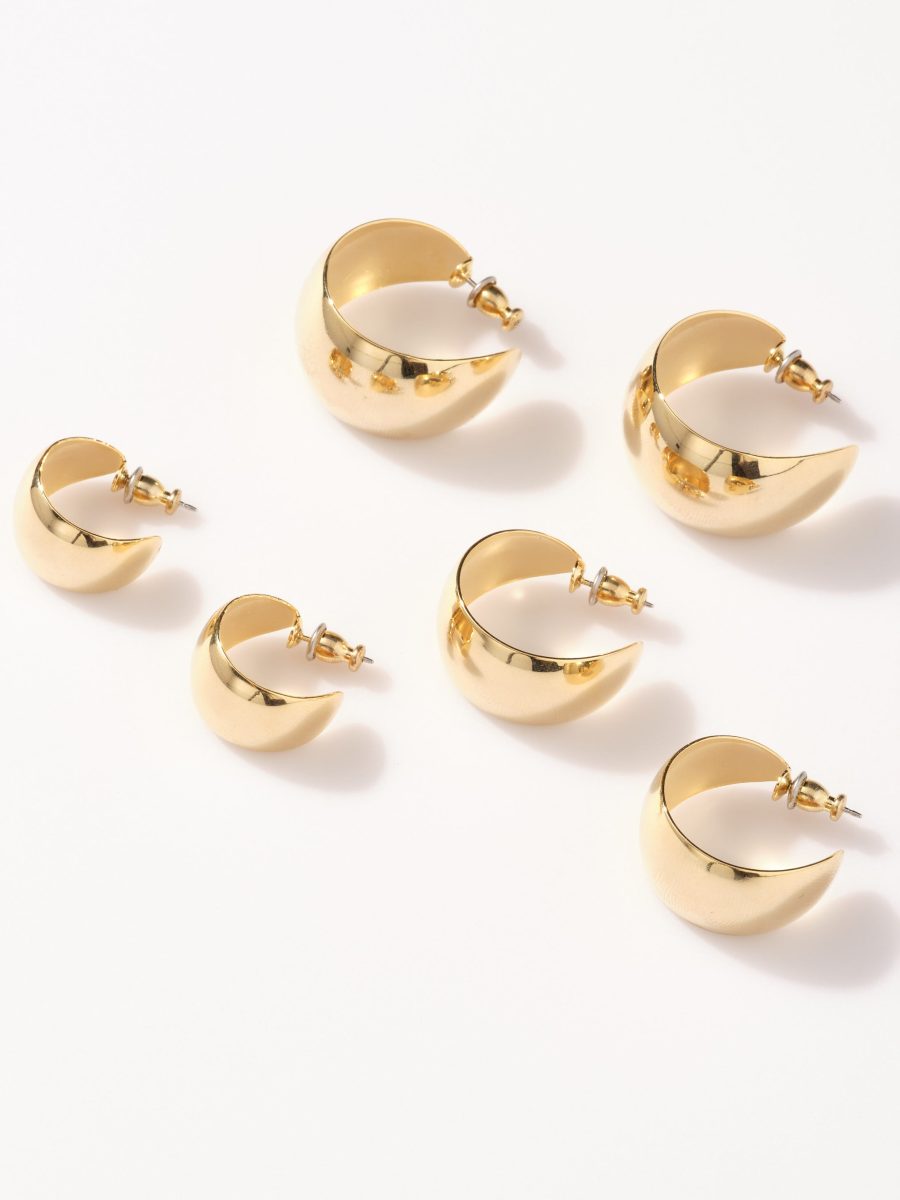 Faithy Jewels Mini Lucy Hoop Earrings ~ Gold