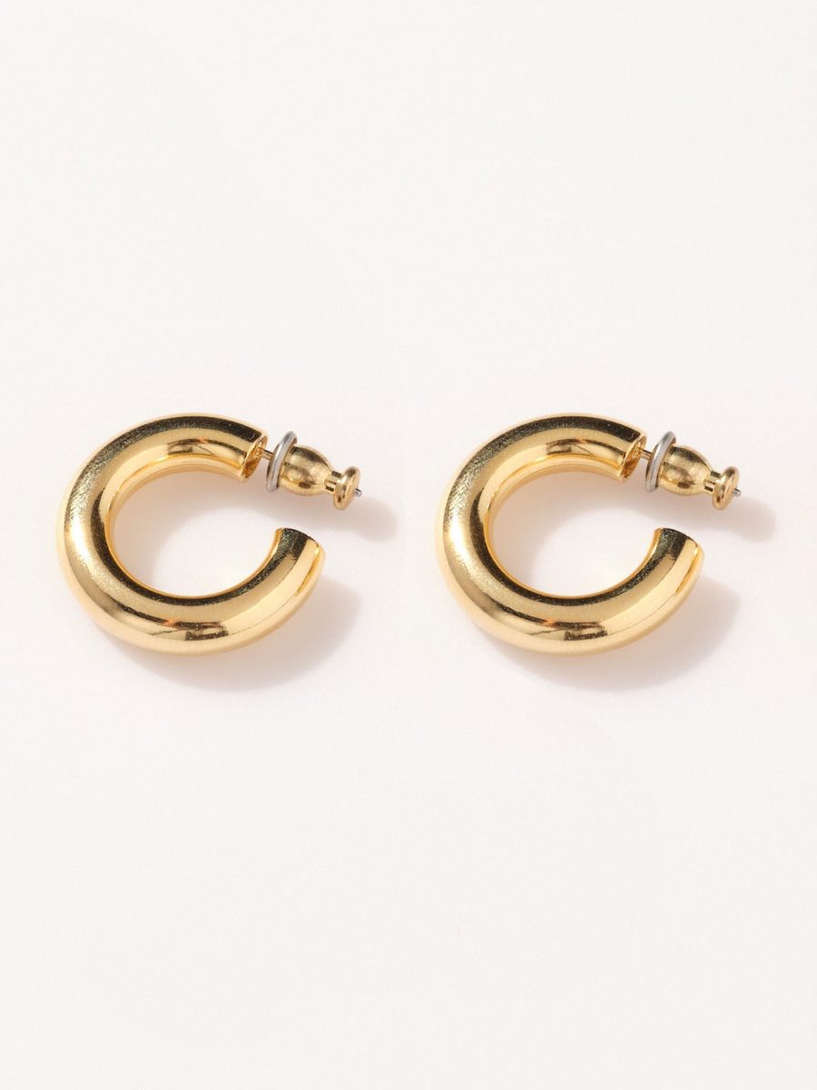 Faithy Jewels Everyday Hoop Earrings ~ 18K Gold Plated