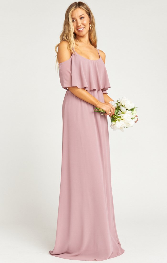 Caitlin Ruffle Maxi Dress