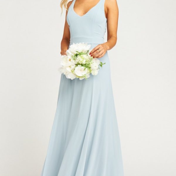 Steel Blue Chiffon
