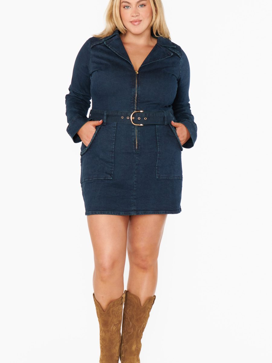 Outlaw Long Sleeve Dress ~ Thunder