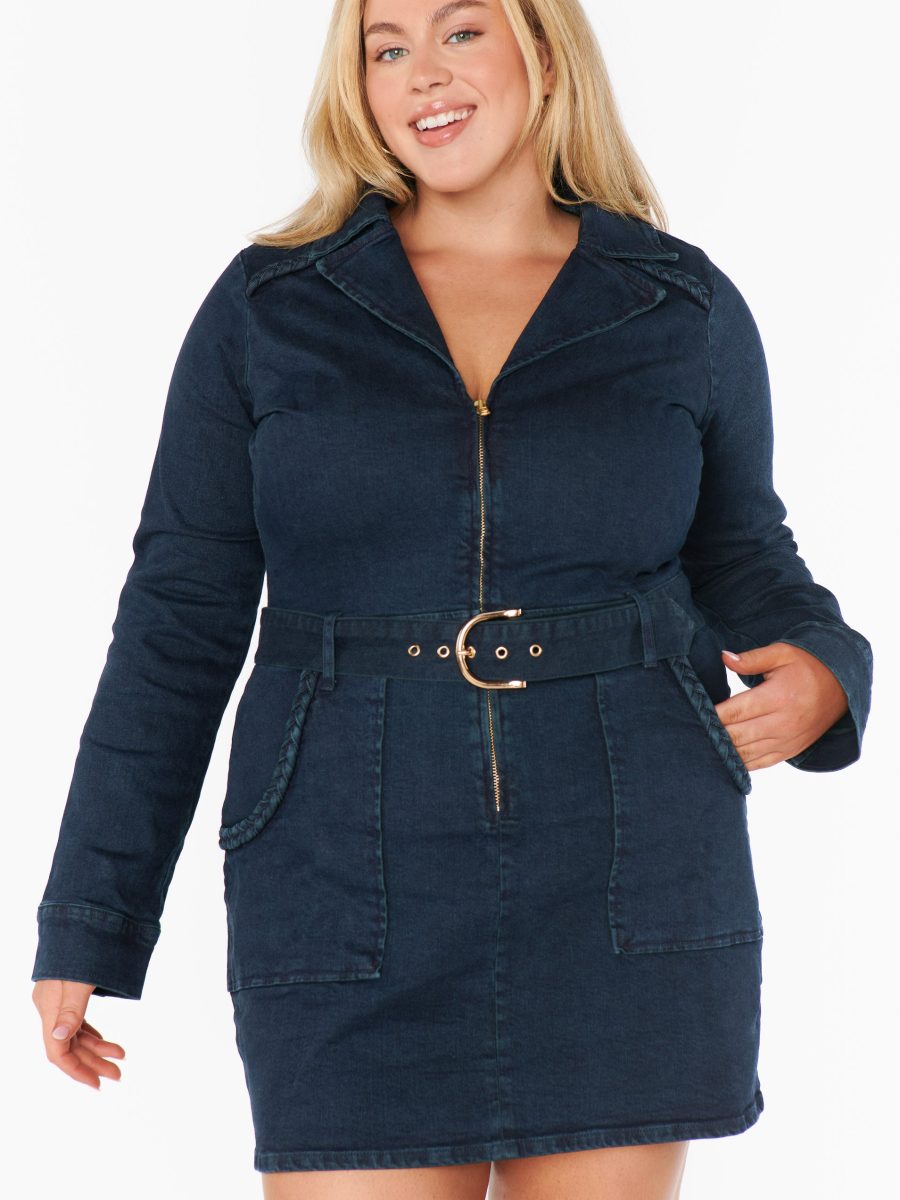 Outlaw Long Sleeve Dress ~ Thunder