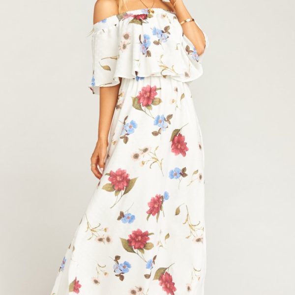 Florence Floral Silky Dots