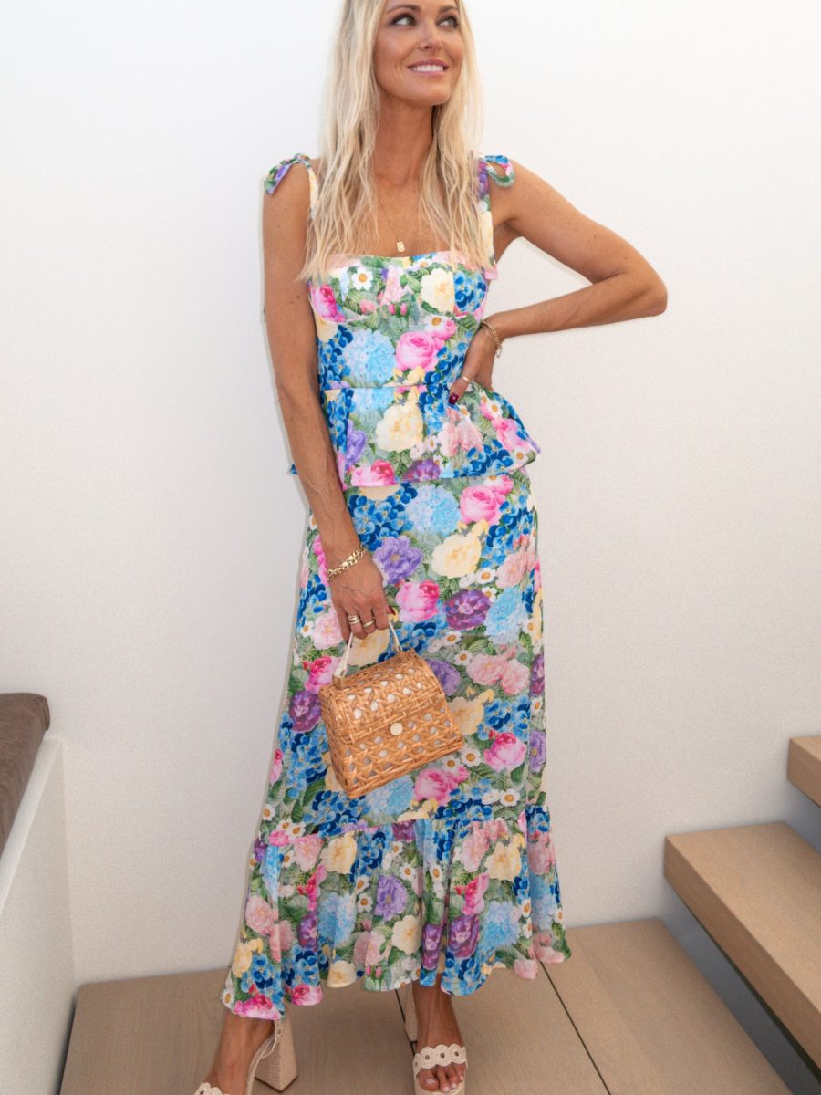 Paxton Midi Dress ~ Flower Shop