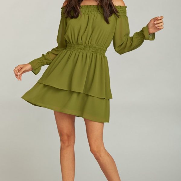 Dusty Olive Chiffon