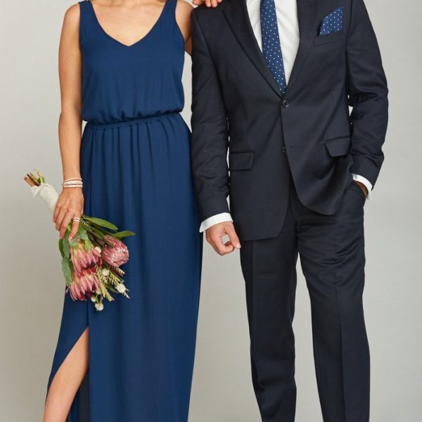 Rich Navy Dot