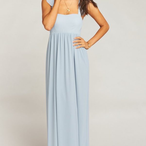 Steel Blue Chiffon