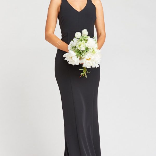 Black Stretch Crepe