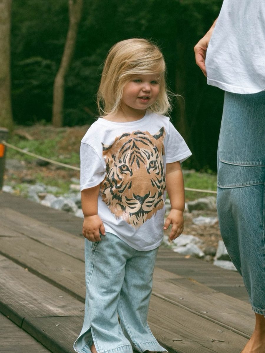 Little Travis Tee ~ Tiger Graphic