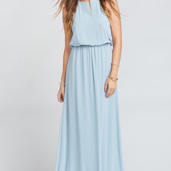 Steel Blue Chiffon