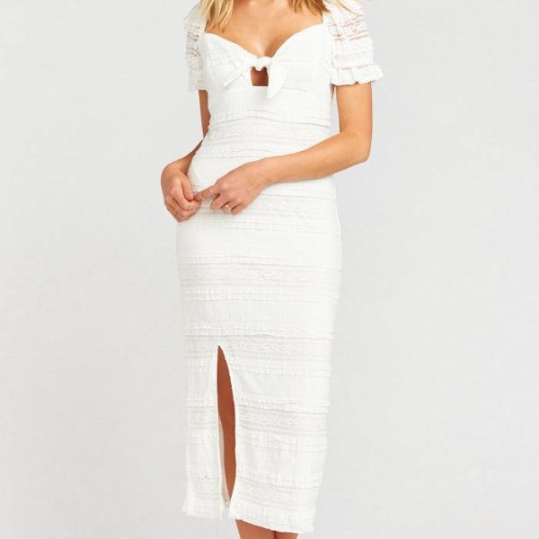 Vintage Ruffle Lace Cream