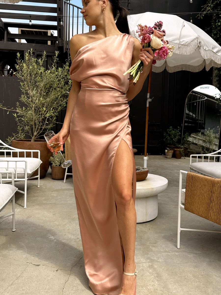 Rose Gold Luxe Satin