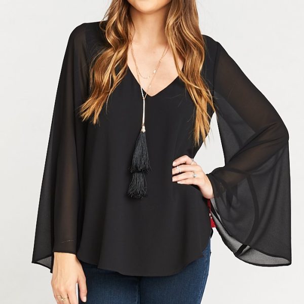 Black Chiffon