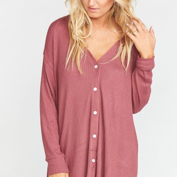 Fig Waffle Knit