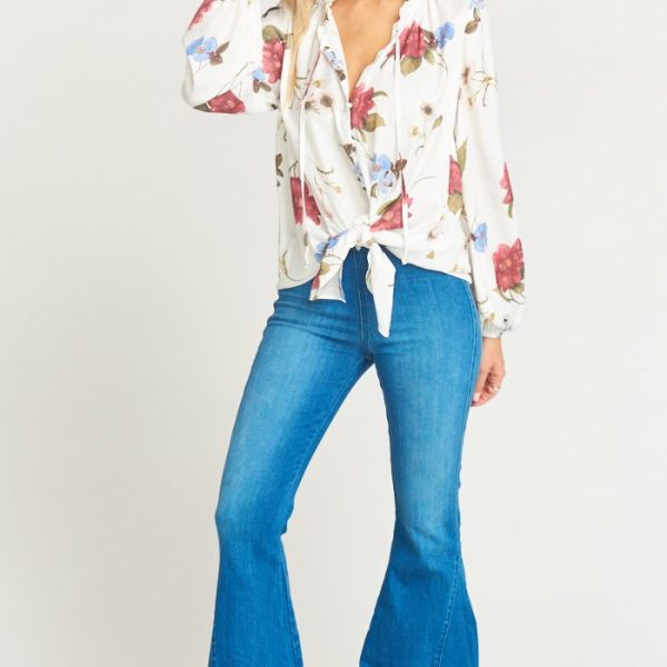 Florence Floral Silky Dots