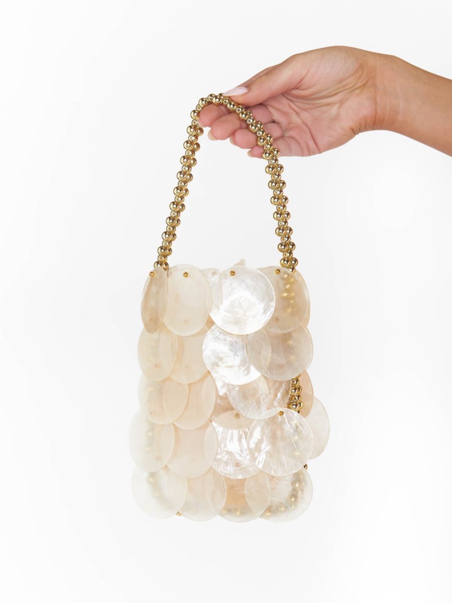 Becca Shell Bag ~ Ivory