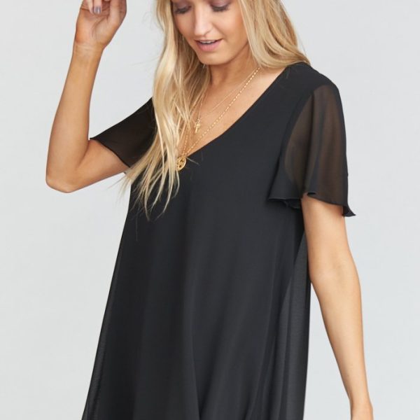 Black Chiffon