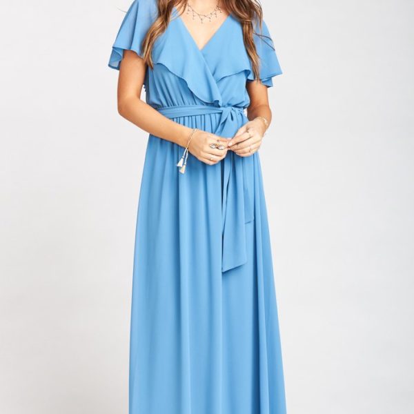 Coastal Blue Chiffon