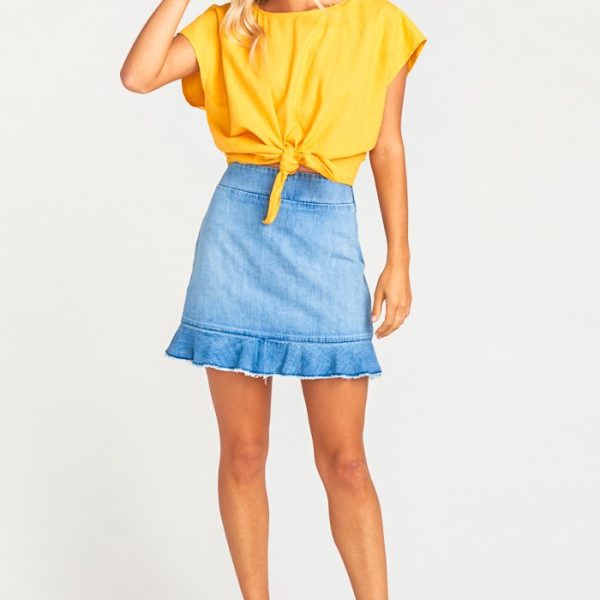 Canary Yellow Linen