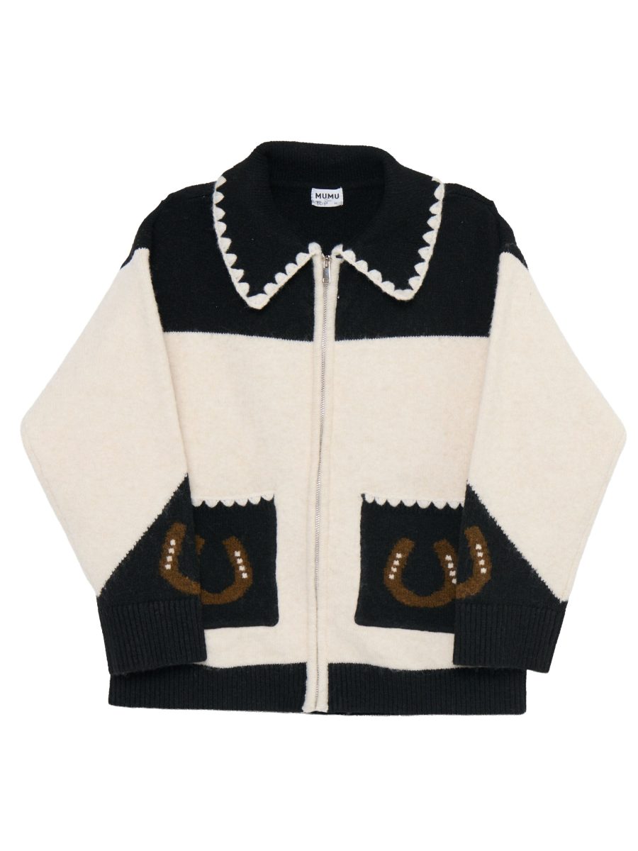 Little Los Almos Sweater ~ Horse Embroidered Knit