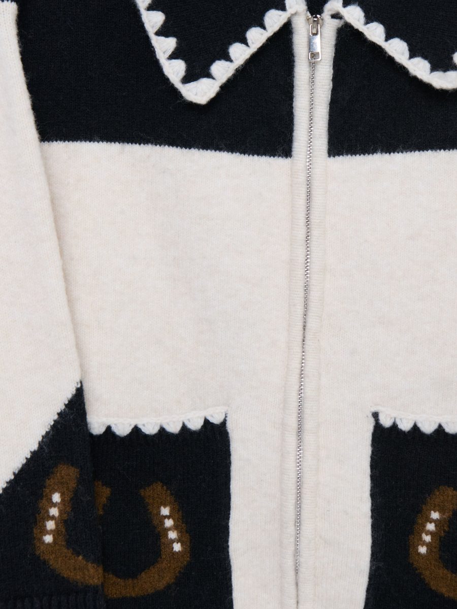 Little Los Almos Sweater ~ Horse Embroidered Knit