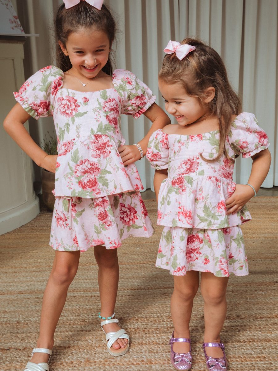 Little Miss Mini Dress ~ Garden Romantic