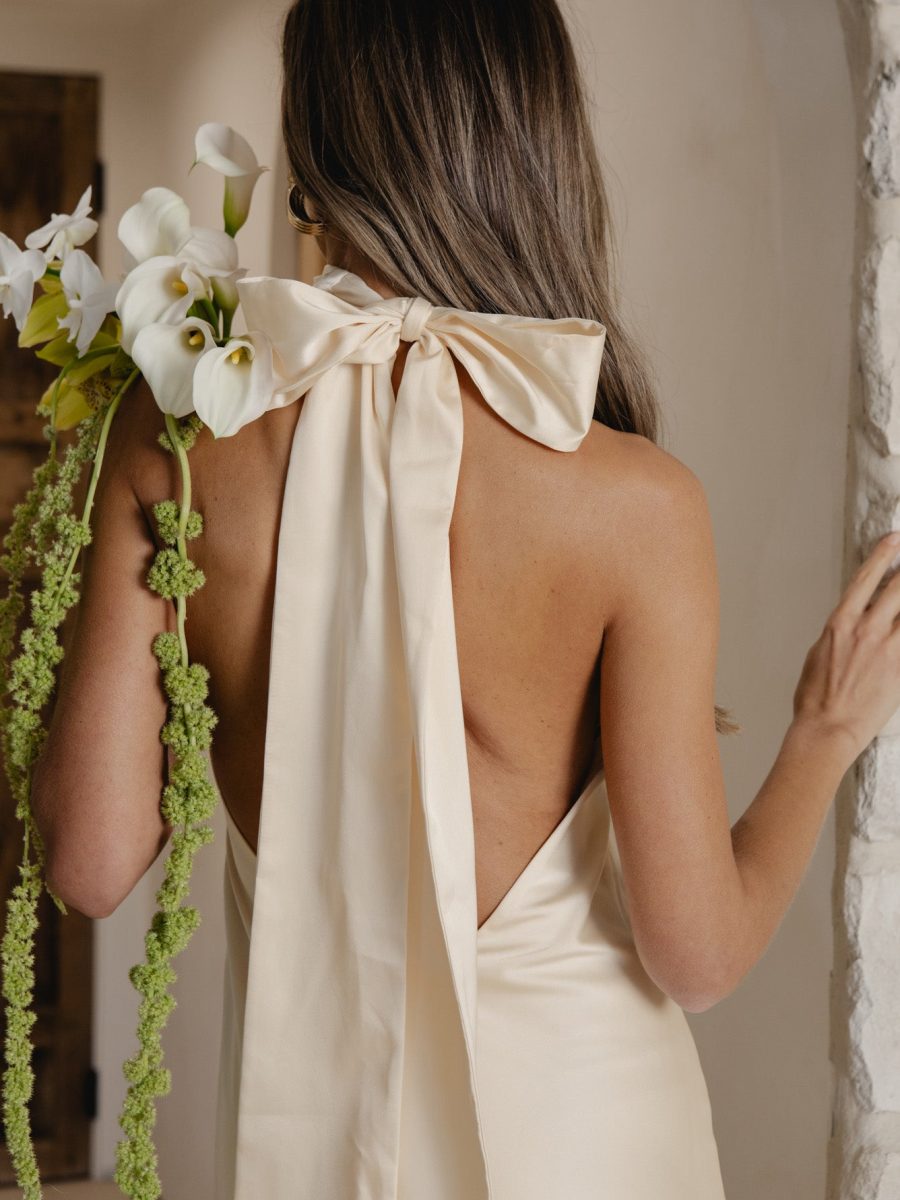 Lisa Maxi Dress ~ Buttercream Luxe Satin