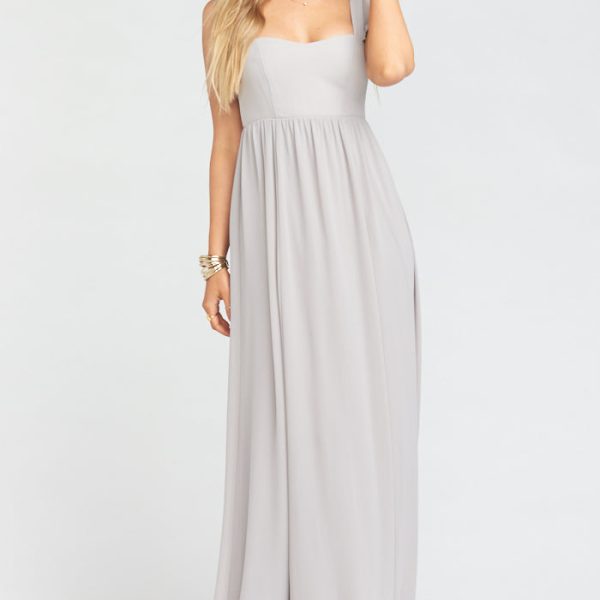 Dove Grey Chiffon