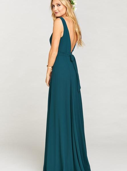 Deep Jade Chiffon