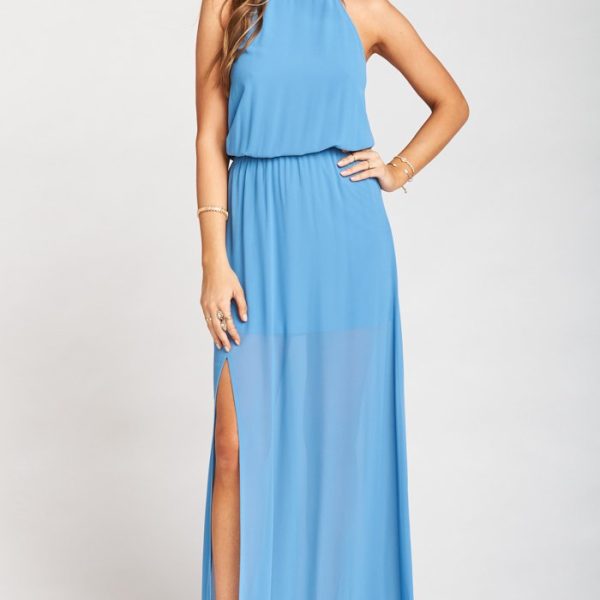 Coastal Blue Chiffon