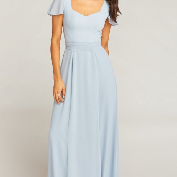 Steel Blue Chiffon
